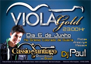 Show com Cássio Santiago em Guaíra