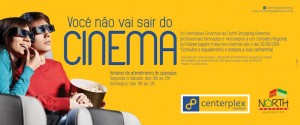 Profissionais inscritos em Conselhos podem ter cartão para pagar meia entrada no Centerplex Cinemas