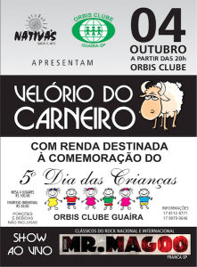 Show com a Banda Mr Magoo de Franca no Velório do Carneio promovido pelo Nativa's e Orbis Clube Guaíra