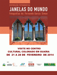 Centro Cultural Colorado recebe exposição Janelas para o Mundo até 28 de fevereiro
