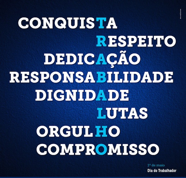 dia do trabalho - dia do trabalhador guairanews