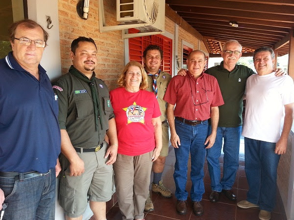 Presidente Jerônimo Muzetti recebe representantes da Associação dos Escoteiros para definir detalhes do evento (foto Divulgação)