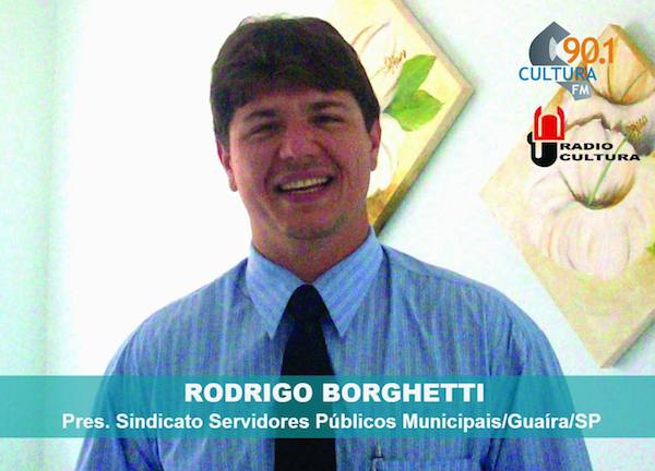 rodrigo borghetti presidente do sindicato dos servidores públicos de guaíra