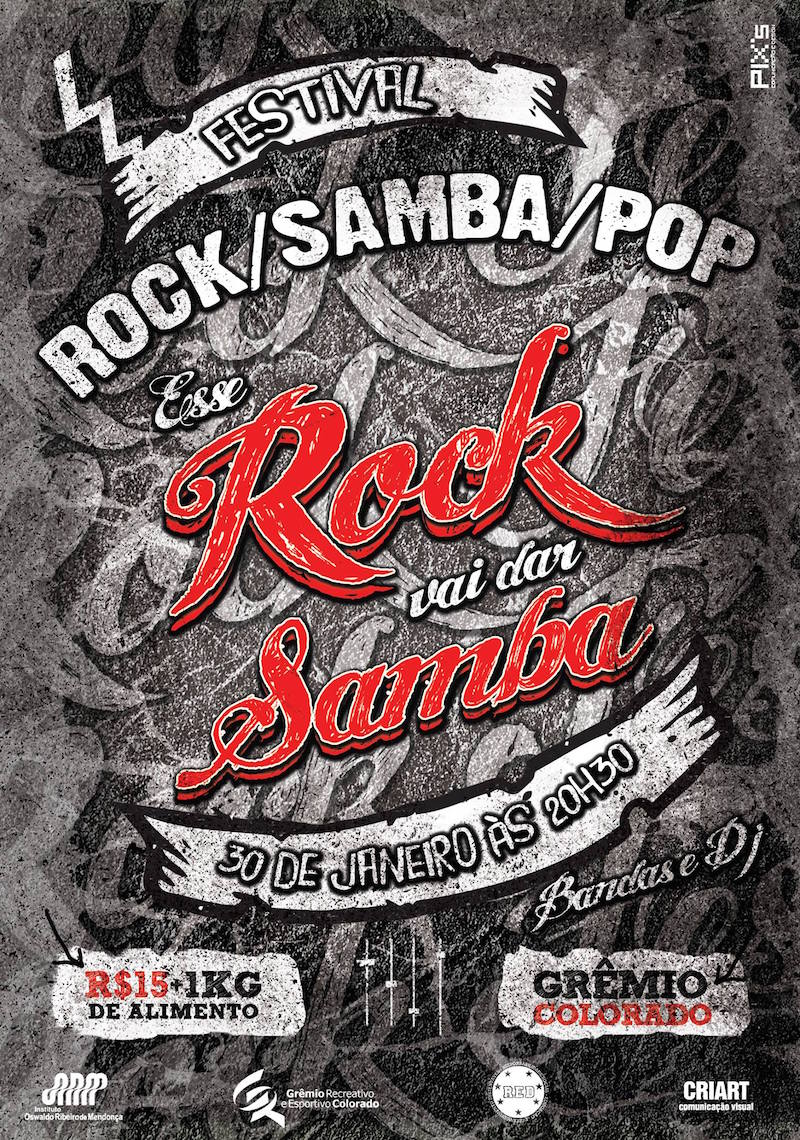 festival rock samba pop - Esse Rock vai dar Samba
