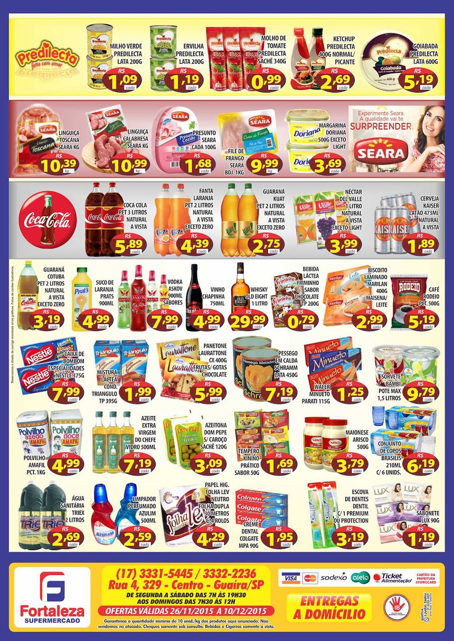 lista de ofertas fortaleza supermercados guaira 2