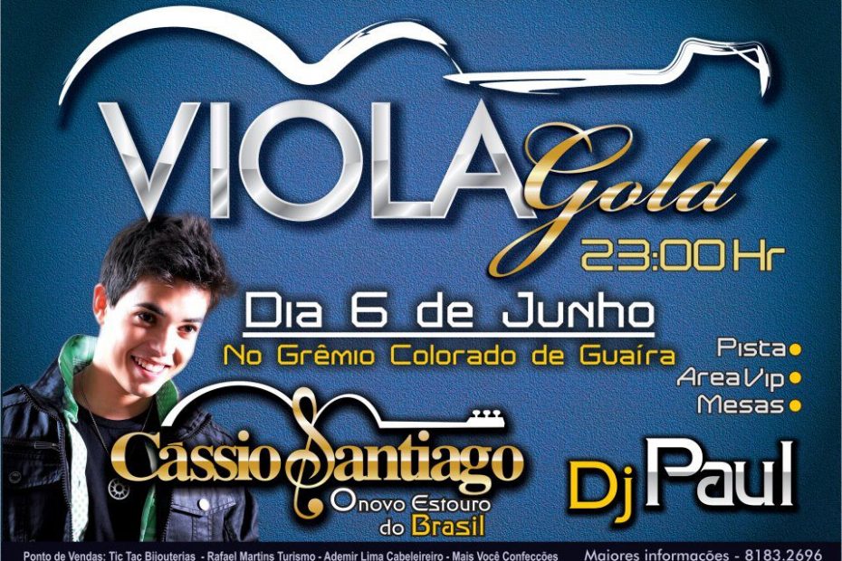 Show com Cássio Santiago em Guaíra