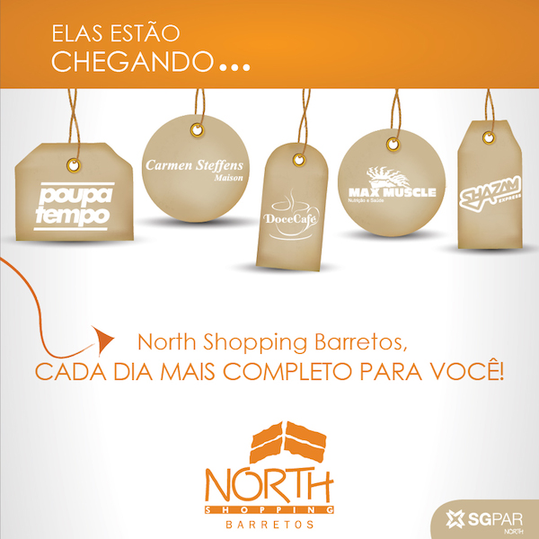 North Shopping Barretos ganha novas lojas na próxima semana
