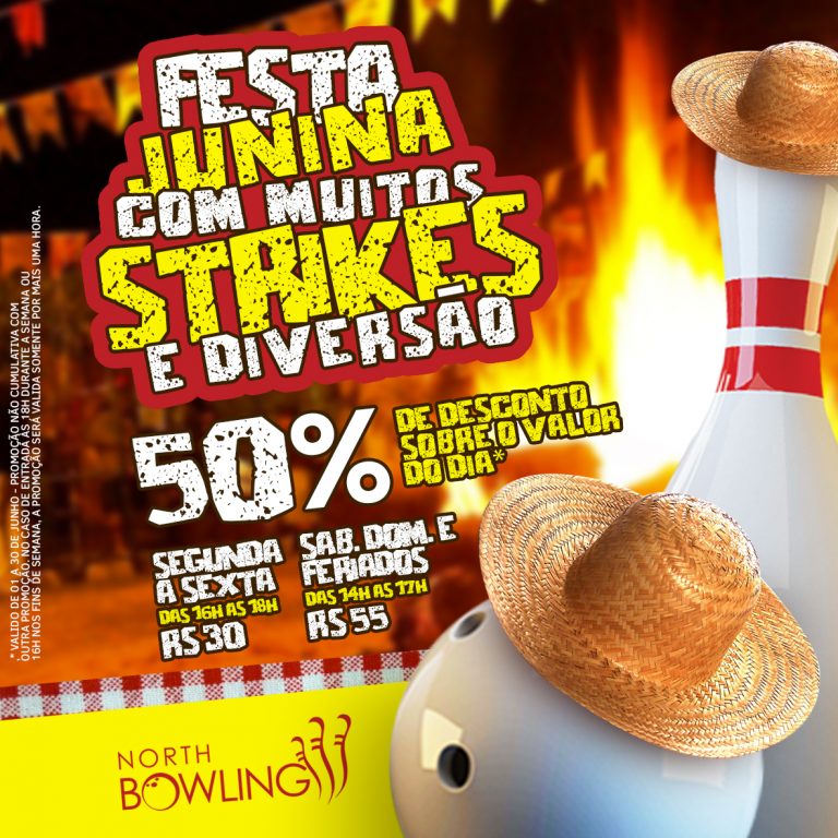 North Bowling terá promoção especial no mês de junho