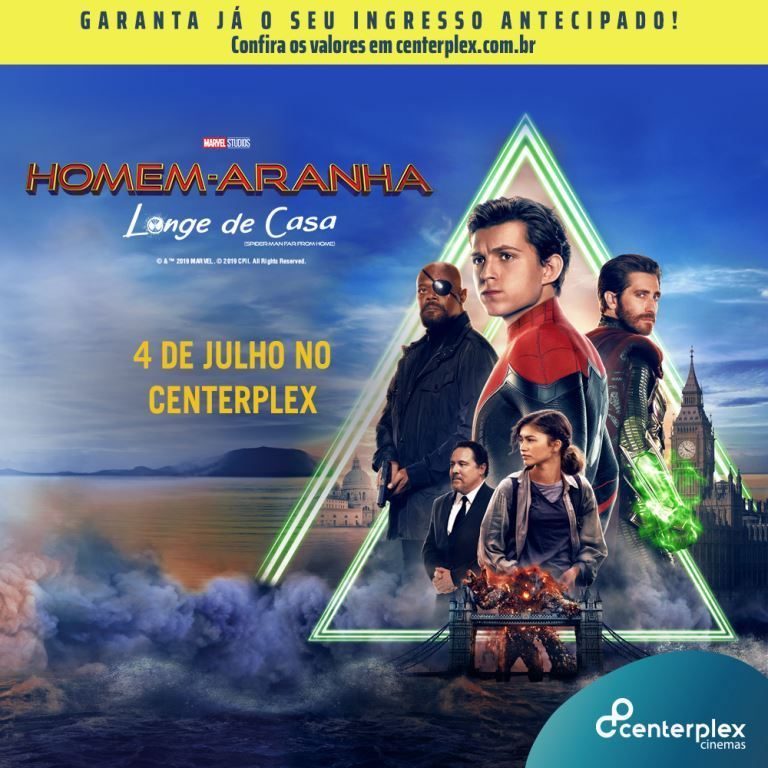 PRÉ-VENDA DE INGRESSOS PARA “HOMEM-ARANHA: LONGE DE CASA” QUE ESTREIA NAS FÉRIAS DE JULHO
