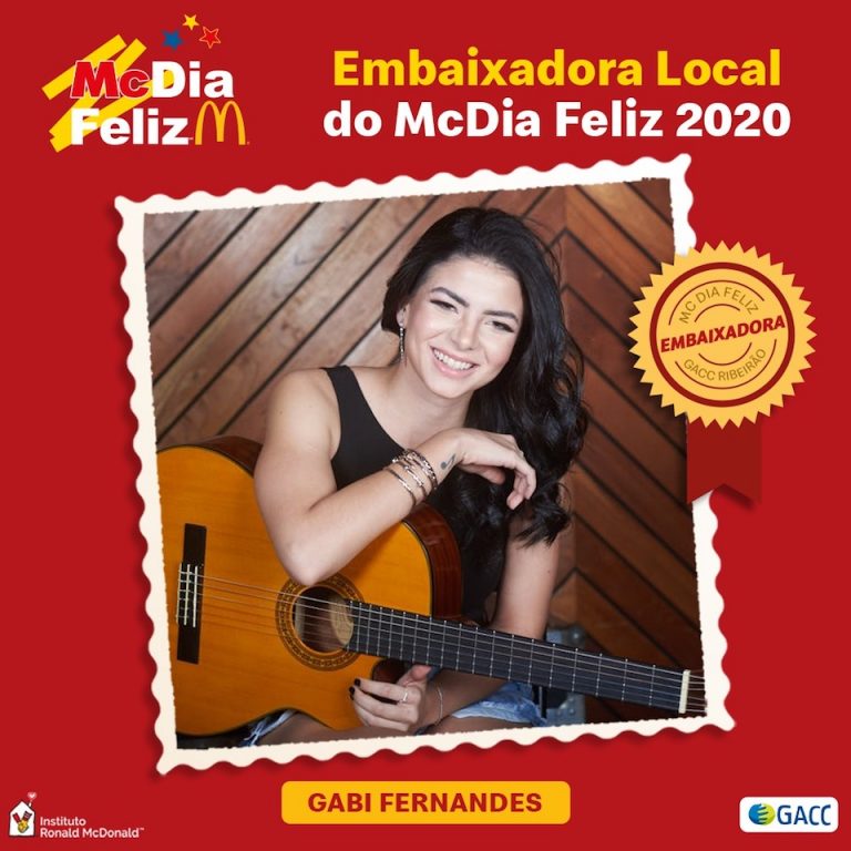 Vanessa Cardozo, Gabi Fernandes, Evelyn Bandeca, Paulo e Bianca Capelozza são escolhidos como embaixadores do McDia Feliz 2020 em Ribeirão Preto