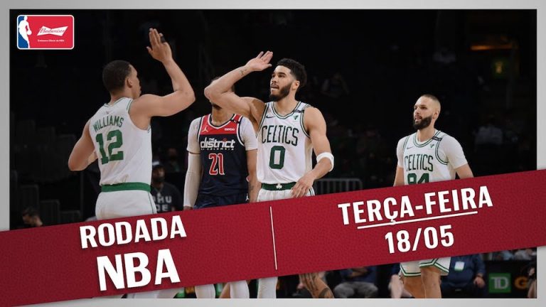 RODADA NBA 18/05 – BOSTON CLASSIFICADO, 50 PTS DE JAYSON TATUM, TOP 5 E MAIS!