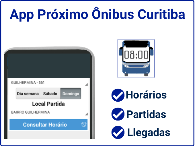 Consulte os horários do transporte com Próximo Ônibus Curitiba
