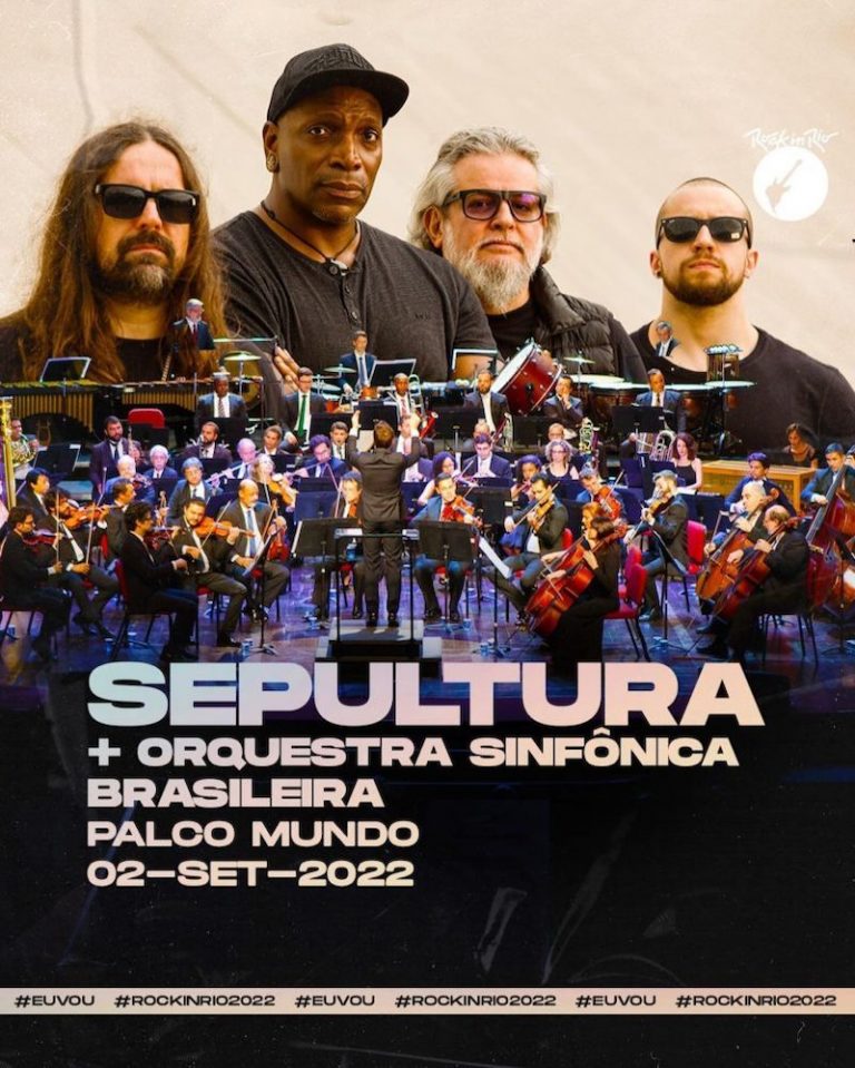 Sepultura faz show inédito com a Orquestra Sinfônica Brasileira no Palco Mundo do Rock in Rio