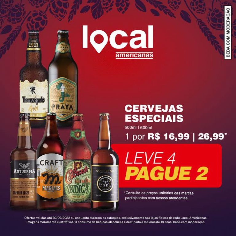Local Americanas promove ‘Festival de Cerveja’ com descontos especiais