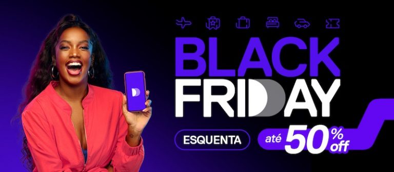 Decolar oferece até 50% de desconto em produtos e serviços de viagens durante o Esquenta Black Friday