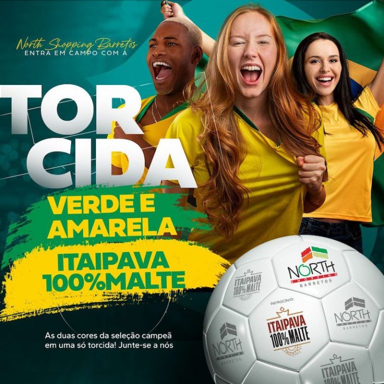 North Shopping Barretos transmitirá todos os jogos da Copa 2022