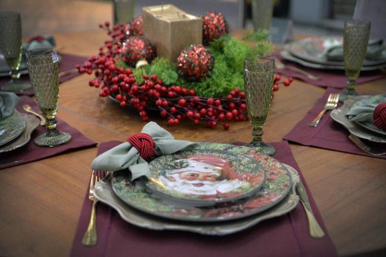 Tendências em mesa posta natalina são apresentadas por lojista do North Shopping Barretos