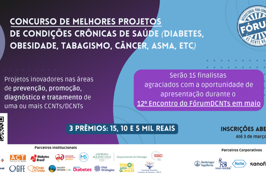 Concurso premia projetos de saúde em até 15 mil reais