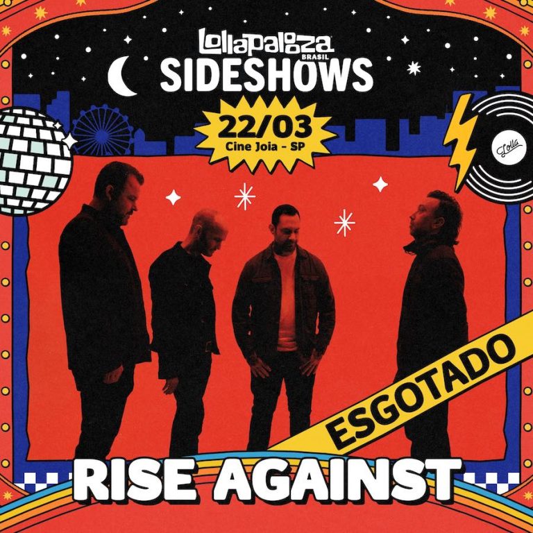 Lolla Sideshows do Rise Against tem ingressos esgotados no Cine Joia, em São Paulo