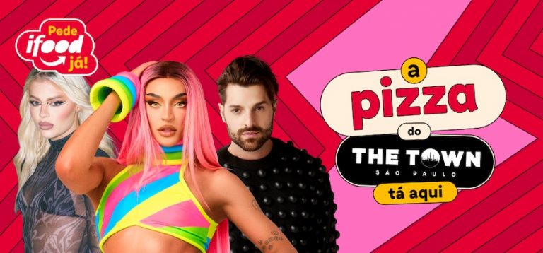 THE TOWN 2023: iFood cria pizzas exclusivas em parceria com Alok, Pabllo Vittar e Luisa Sonza para os fãs saborearem o festival