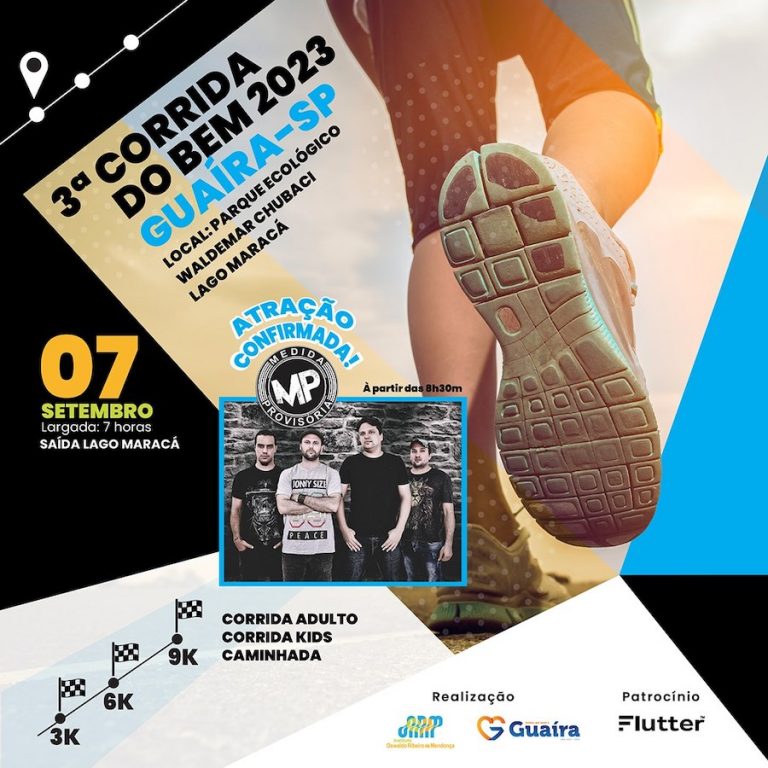 Amanhã tem a Corrida do Bem 2023 no parque Maracá