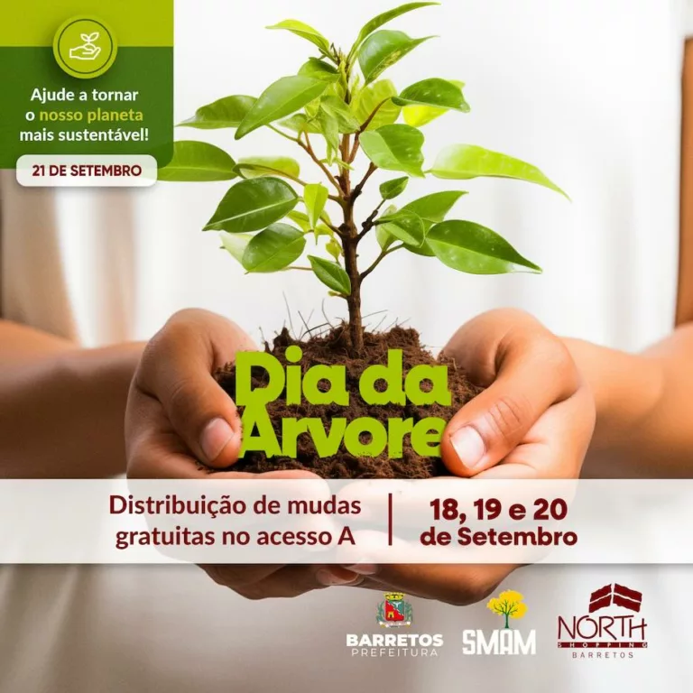 North Shopping segue tradição de distribuir mudas em homenagem ao Dia da Árvore