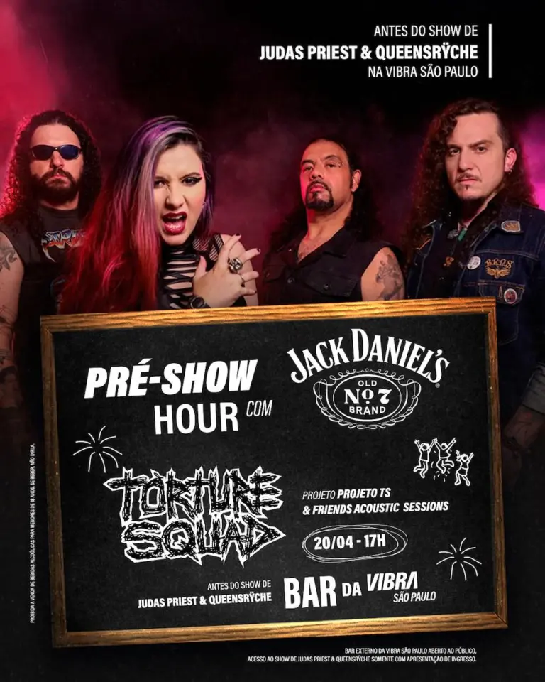 Vibra São Paulo promove “Pré-show hour com Jack Daniel’s” antes de Judas Priest e Queensrÿche