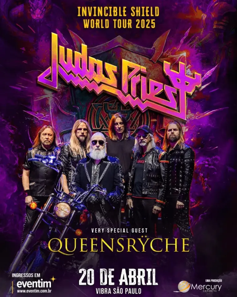 Vibra São Paulo recebe Judas Priest e Queensrÿche neste domingo