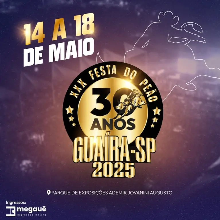 Contagem regressiva acelerada: região se prepara para 5 dias de emoção na 30ª Festa do Peão de Guaíra