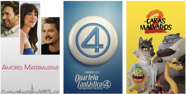 Quarteto Fantástico, Caras Malvados 2 e mais: veja a programação do Cine Energia (21 a 28/08)