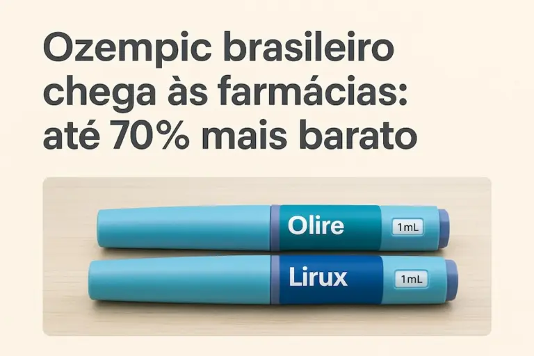 “Ozempic brasileiro” chega às farmácias: entenda a novidade que promete baratear seu tratamento