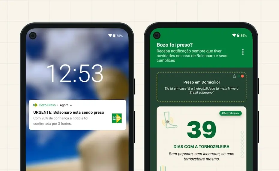 App usa IA para avisar em tempo real se Bolsonaro for preso pelo STF