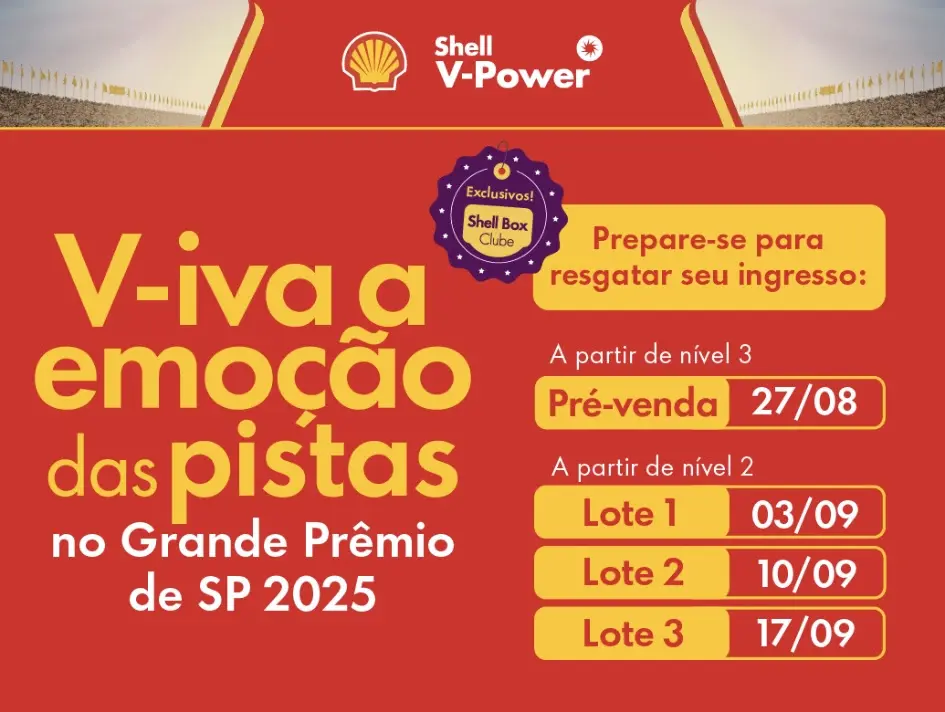 Arquibancada Shell: últimos dias para garantir ingressos para o Grande Prêmio de São Paulo