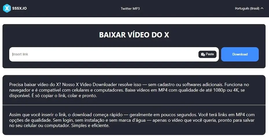 Como Aproveitar Vídeos do X (Twitter) no seu iPhone com SSSX.io