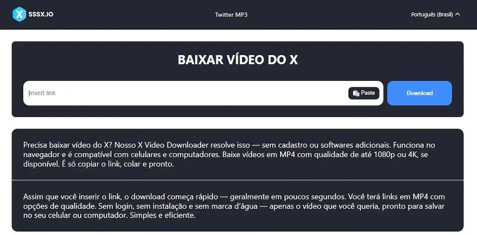 Como Aproveitar Vídeos do X (Twitter) no seu iPhone com SSSX.io