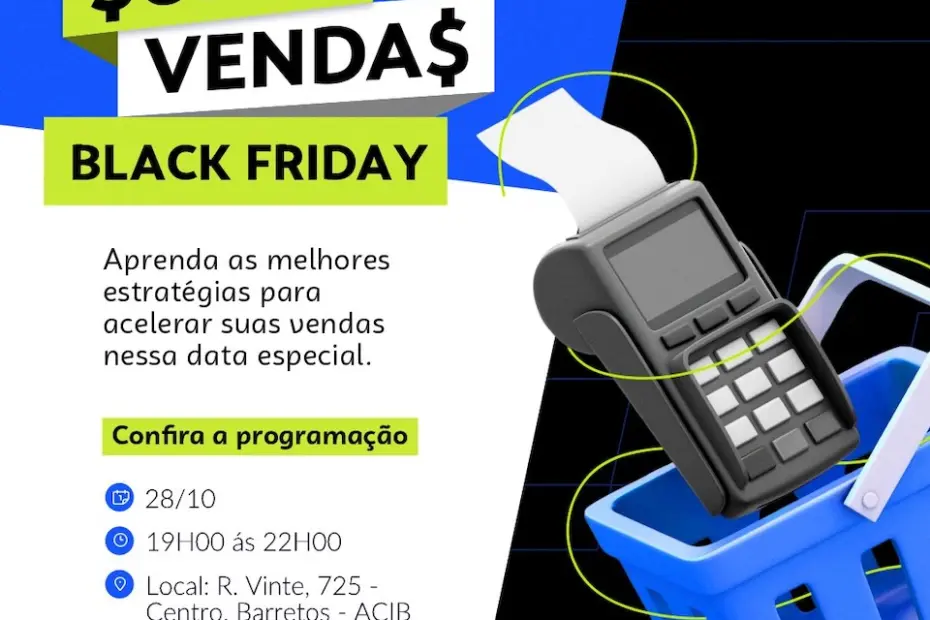 Curso do Sebrae-SP ensina a turbinar as vendas na Black Friday na região de Barretos