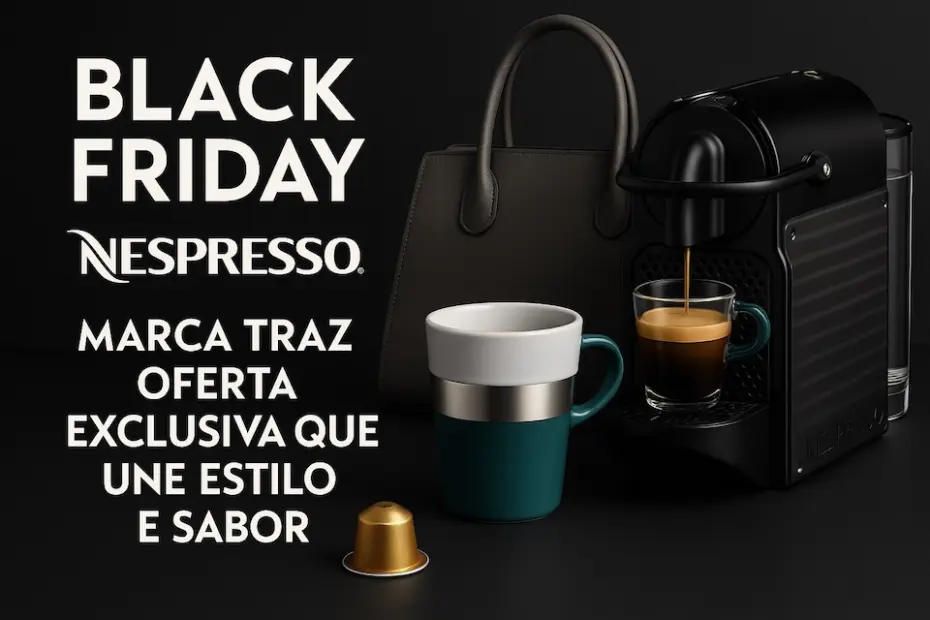 Black Friday Nespresso: marca traz oferta exclusiva que une estilo e sabor