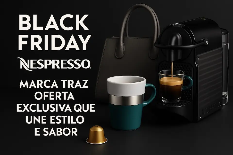 Black Friday Nespresso: marca traz oferta exclusiva que une estilo e sabor