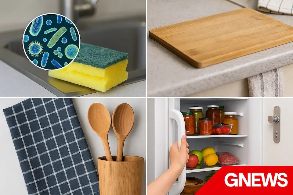 Cinco itens da sua cozinha que são ninhos de bactérias — e como evitá-los