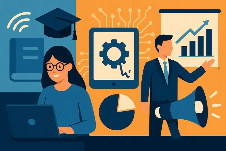 Conectando educação, tecnologia e marketing: os pilares da nova era digital