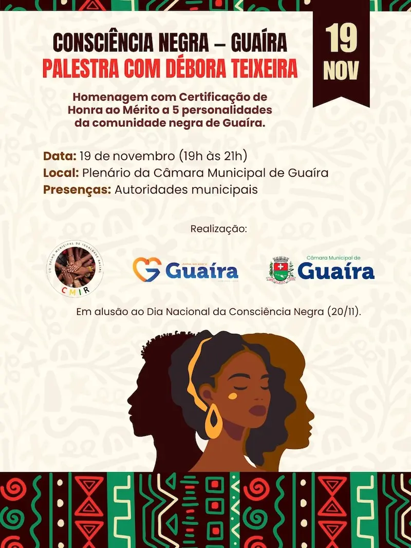 Guaíra celebra a Consciência Negra com palestra e homenagem