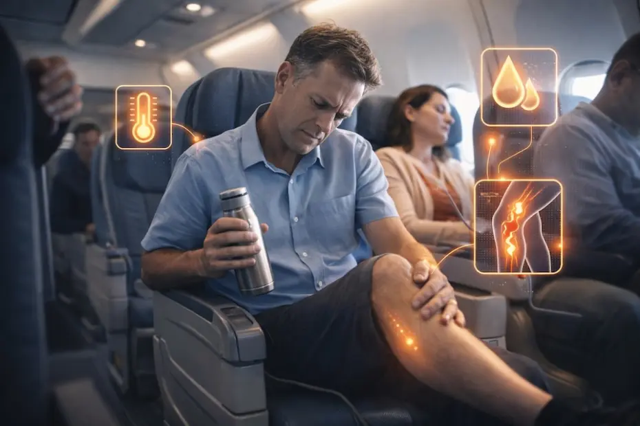 Especialista orienta como prevenir trombose durante longos períodos sentado em viagens