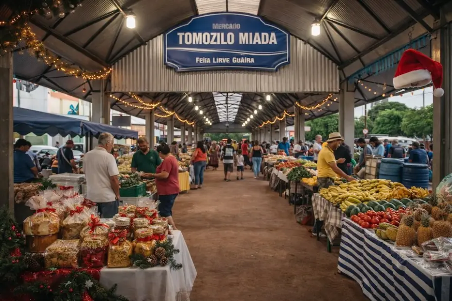 Feira Livre da Avenida José Flores terá horário especial na véspera de Natal