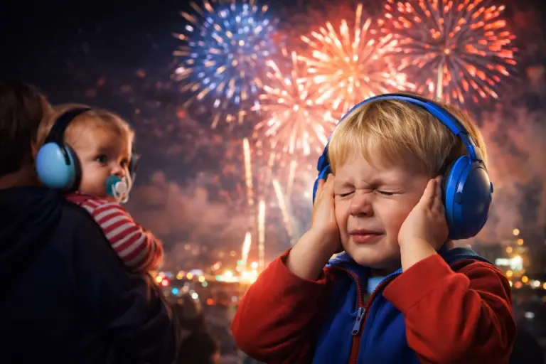 Fogos de artifício podem causar danos auditivos em crianças nas festas de fim de ano