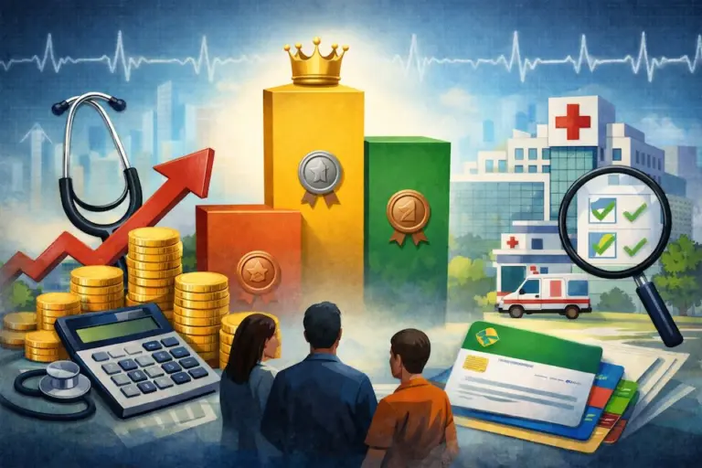 Inédito: Ranking revela diferença de 8% entre as 3 operadoras mais procuradas em marketplace de planos de saúde