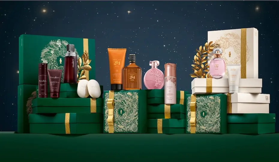 Presentes para surpreender no Natal: O Boticário lança 60 kits e combos especiais a partir de R$17,90