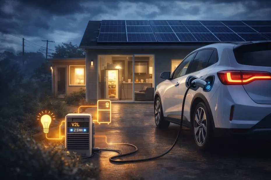 Sem luz? Carro elétrico vira power bank e mantém a casa funcionando durante apagões em SP