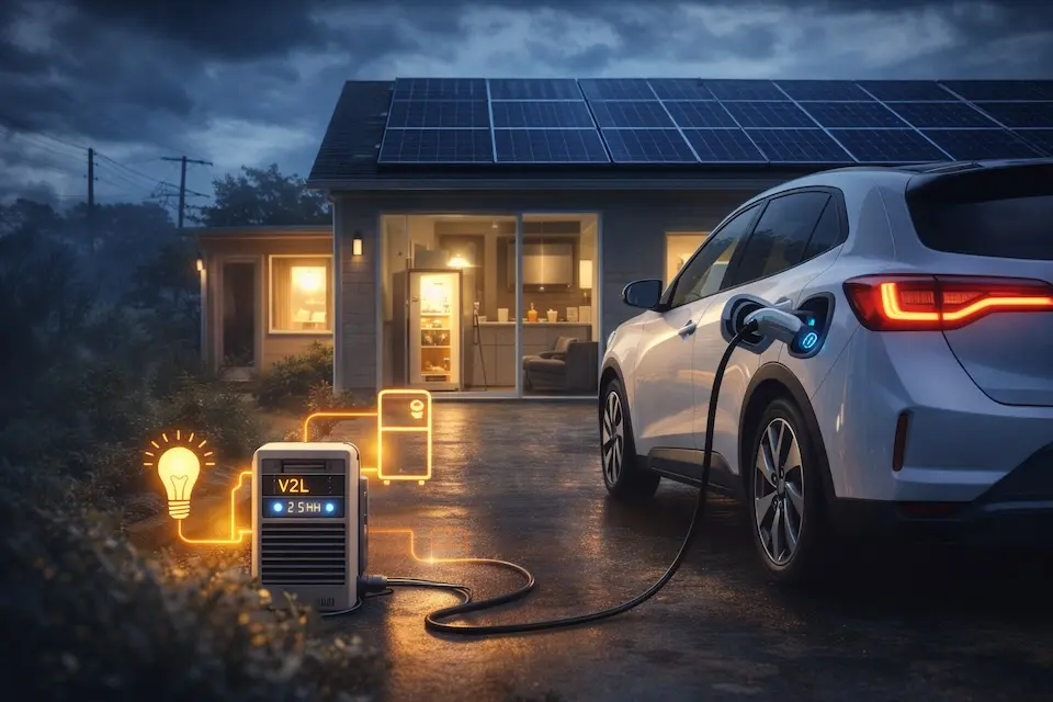 Sem luz? Carro elétrico vira power bank e mantém a casa funcionando durante apagões em SP