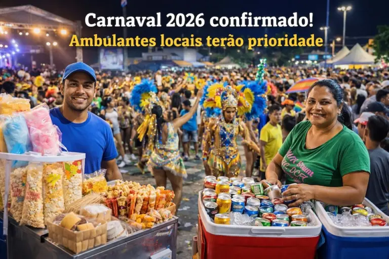 Carnaval de Guaíra 2026 é confirmado e ambulantes locais terão prioridade