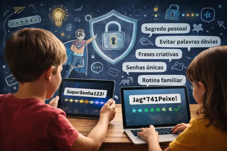 Ensinar crianças a criar senhas fortes entra no radar da educação digital